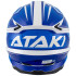 Шлем кроссовый ATAKI JK801A Legacy синий/белый глянцевый, L (1560463-941-7817)
