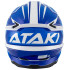 Шлем кроссовый ATAKI JK801A Legacy синий/белый глянцевый, M (1560463-941-9749)