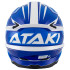 Шлем кроссовый ATAKI JK801A Legacy синий/белый глянцевый, S (1560463-941-1870)