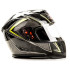Шлем мото интеграл HIZER J5311 (M) black/lemon (13511)