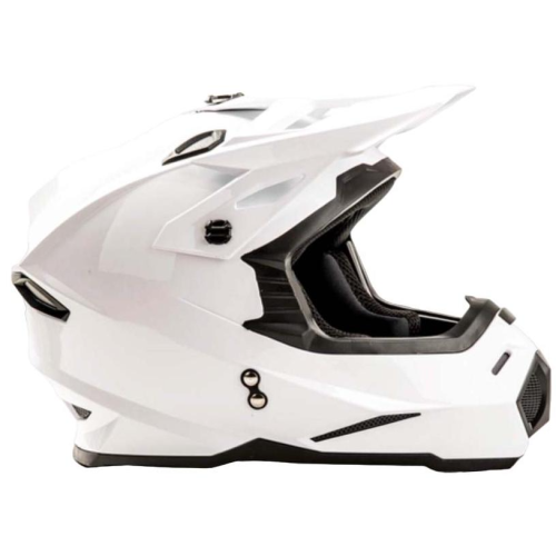 Шлем мото кроссовый HIZER J6801 #2 (XL) white (13532)
