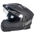 Шлем мото мотард HIZER J6802 (XL) matt black (2 визора) (13548)