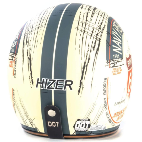 Шлем мото открытый HIZER J510 #1 (XL) (21725)