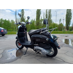 Скутер VENTO RETRO  черный  (в компл. сигнализация)