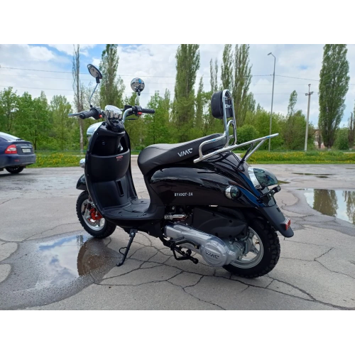 Скутер VENTO RETRO  черный  (в компл. сигнализация)