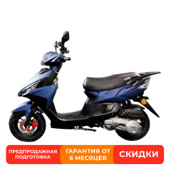 Скутер VENTO CORSA RS матовый синий/матовый черный (в компл. сигнализация)