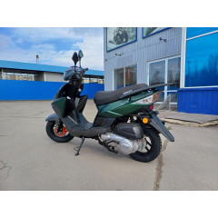 Скутер VENTO CORSA RS матовый серый/матовый зеленый (в компл. сигнализация)