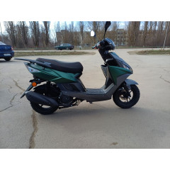 Скутер VENTO CORSA RS матовый серый/матовый зеленый (в компл. сигнализация)