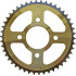 Звезда ведомая (428-43T) сталь, закаленные зубья Alpha/Delta