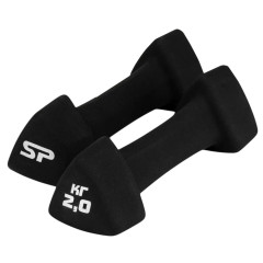 Гантели для фитнеса ESPADO ES1118, 2 кг, черный, неопрен 2 шт.