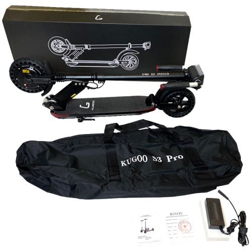Электросамокат KUGOO KIRIN S3 Pro, черный