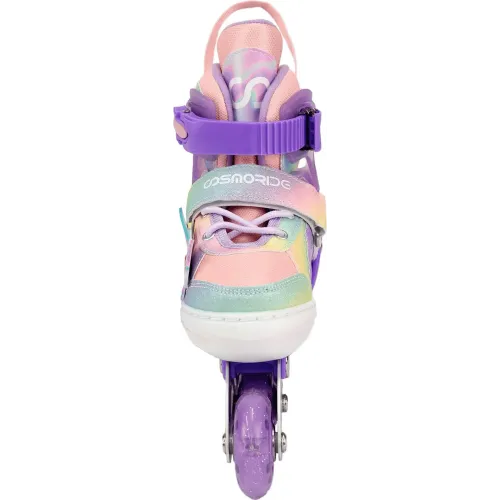 Коньки роликовые COSMORIDE CLEO 35-38 белый/фиолетовый