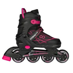 Коньки роликовые COSMORIDE FREERIDER 35-38 черный/розовый