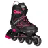 Коньки роликовые COSMORIDE FREERIDER 35-38 черный/розовый