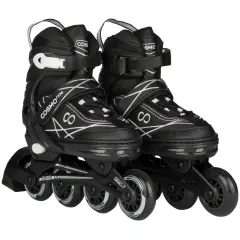 Коньки роликовые COSMORIDE FREERIDER 39-42 черный/белый