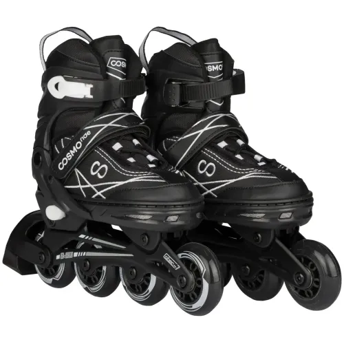 Коньки роликовые COSMORIDE FREERIDER 35-38 черный/белый