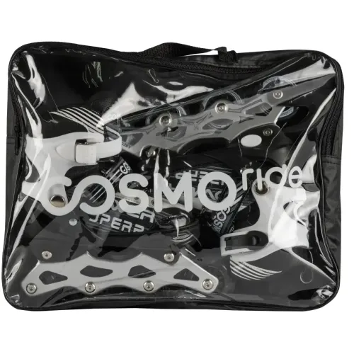 Коньки роликовые COSMORIDE AQUA 27-30 белый/черный