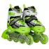 Коньки роликовые COSMORIDE AQUA 35-38 белый/зеленый