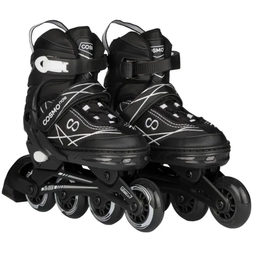 Коньки роликовые COSMORIDE FREERIDER 31-34 черный/белый