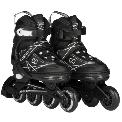 Коньки роликовые COSMORIDE FREERIDER 39-42 черный/белый