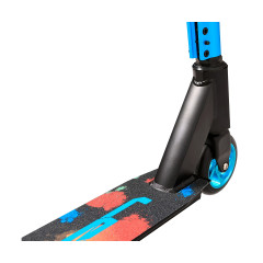 Самокат трюковый LETO алюм, 110 мм AL, ABEC-9, голубой  1/4