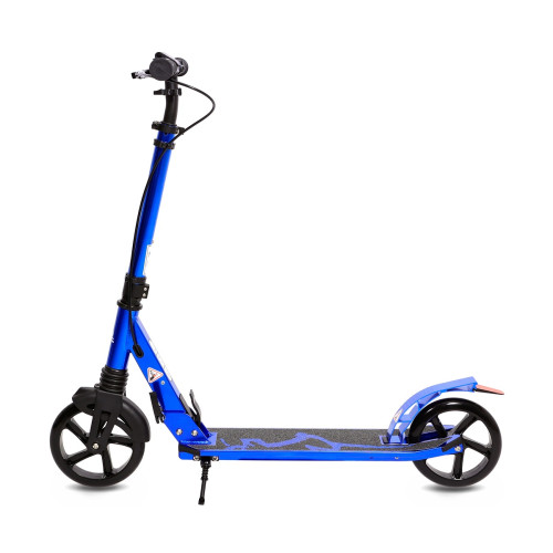 Самокат 2-х колесный LETO алюм, 180 мм, синий 1/4