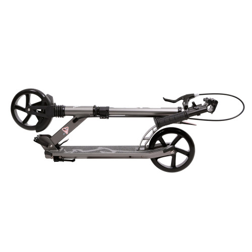 Самокат 2-х колесный LETO алюм, 180 мм, серый 1/4