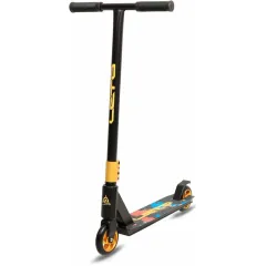 Самокат трюковый LETO алюм, 110 мм AL, ABEC-9, оранжевый 1/4