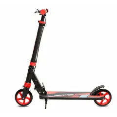 Самокат 2-х колесный LETO алюм, 145 мм, красный 1/6