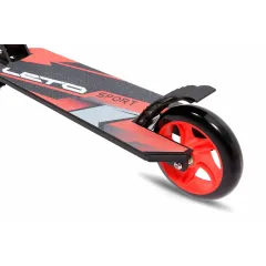 Самокат 2-х колесный LETO алюм, 145 мм, красный 1/6