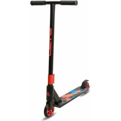 Самокат трюковый LETO алюм, 110 мм AL, ABEC-9, красный 1/4