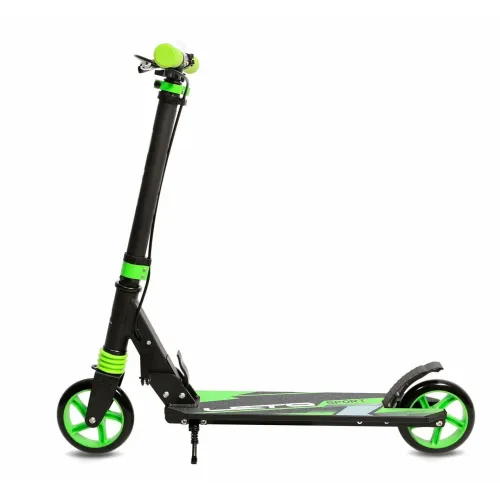 Самокат 2-х колесный LETO алюм, 145 мм, зеленый 1/6