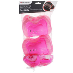 Защита роликовая ONLYTOP, OT-2020 р. S, цвет розовый (634909)