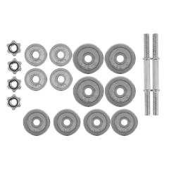 Гантели набор ONLYTOP хром 7,5кг х 2шт 