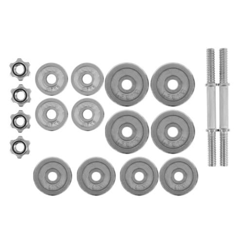 Гантели набор ONLYTOP хром 7,5кг х 2шт 