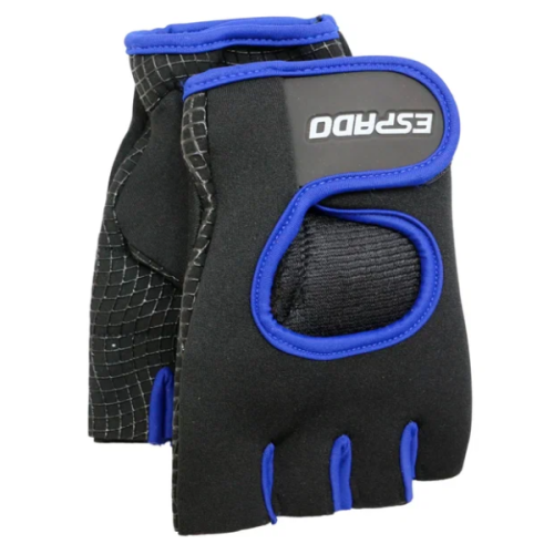 Перчатки для фитнеса ESPADO ESD001, черный/синий, р. XS