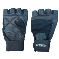 Перчатки для т/а SPRINTER кожа, ткань, черный р. 3XL (16369)