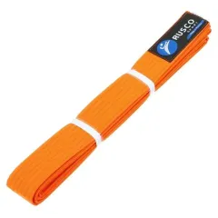 Пояс для кимоно RUSCO SPORT 2,6м, оранжевый