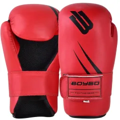 Перчатки для тхэквондо Boybo GTF/ITF BGG 100 к/з красные размер L