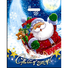 Пакет полиэтиленовый с вырубной ручкой 