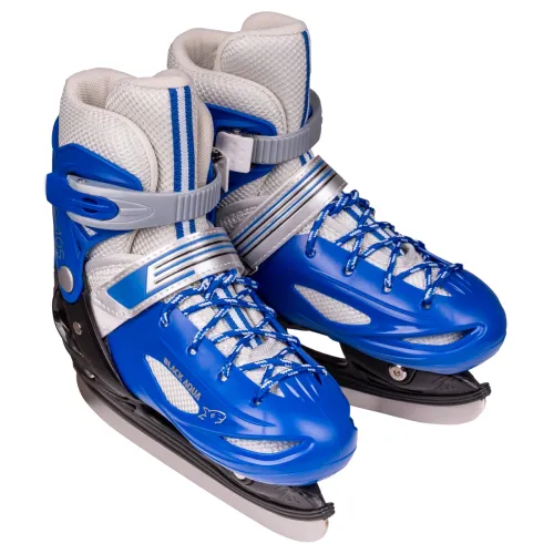 Коньки раздвижные BLACK AQUA AS-405 р.26-29 (синий)