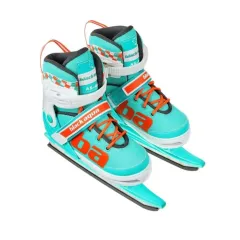 Коньки раздвижные BLACK AQUA AS-408 р.27-30 (мятный/оранж.)