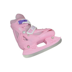 Коньки раздвижные BLACK AQUA AS-405 р.30-33 (розовый)