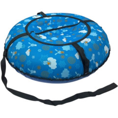 Санки надувные 110 Вихрь Оксфорд зайцы в облаках