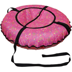 Санки надувные 110 Вихрь Оксфорд сердечки