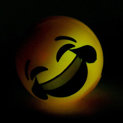 Мяч световой FUNNY TOYS СМАЙЛ (7418512)