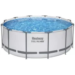Бассейн BEST WAY 56420 каркасный 366x122см 10250л, фильтр-насос, лестница, чехол