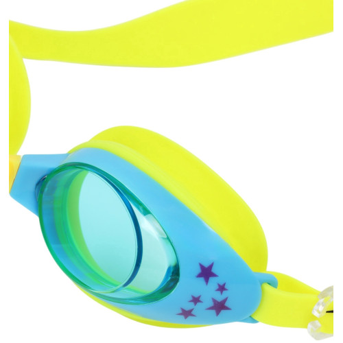 Очки для плавания ONLYTOP, детские + беруши, цвет жёлтый (9144640)