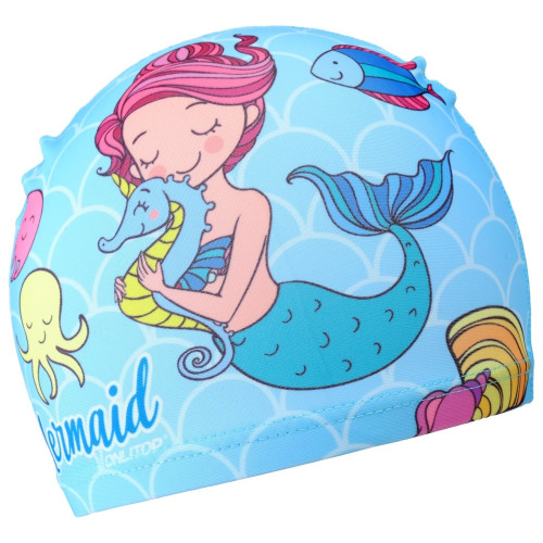 Набор для плавания детский ONLYTOP «Русалка»: шапочка, очки, мешок (4478122)