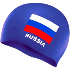 Шапочка для плавания SPRINTER Флаг России. (Синий)